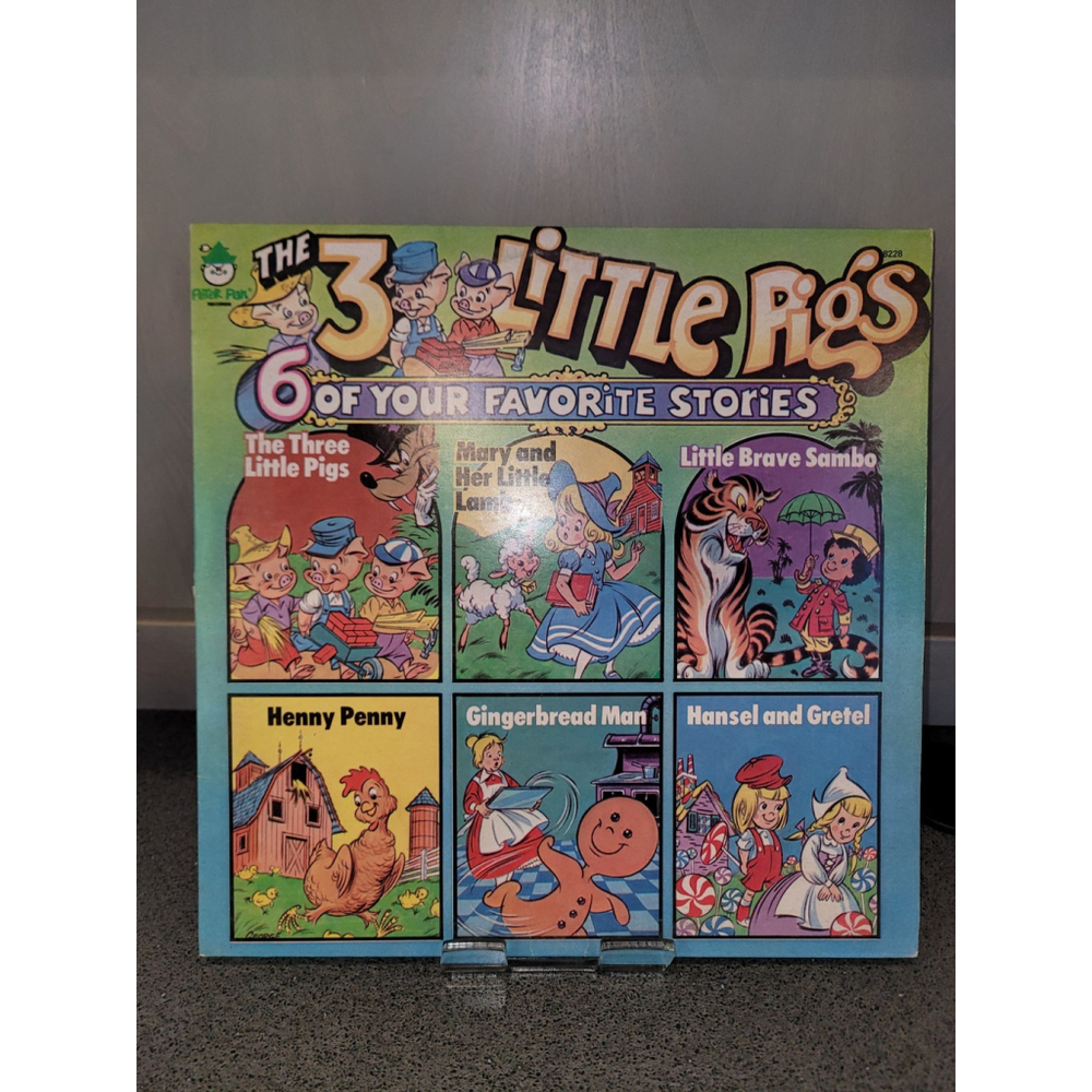 The 3 Little Pigs 6 Favorite Stories Little Brave Sambo Peter Pan Hansel 8228 *